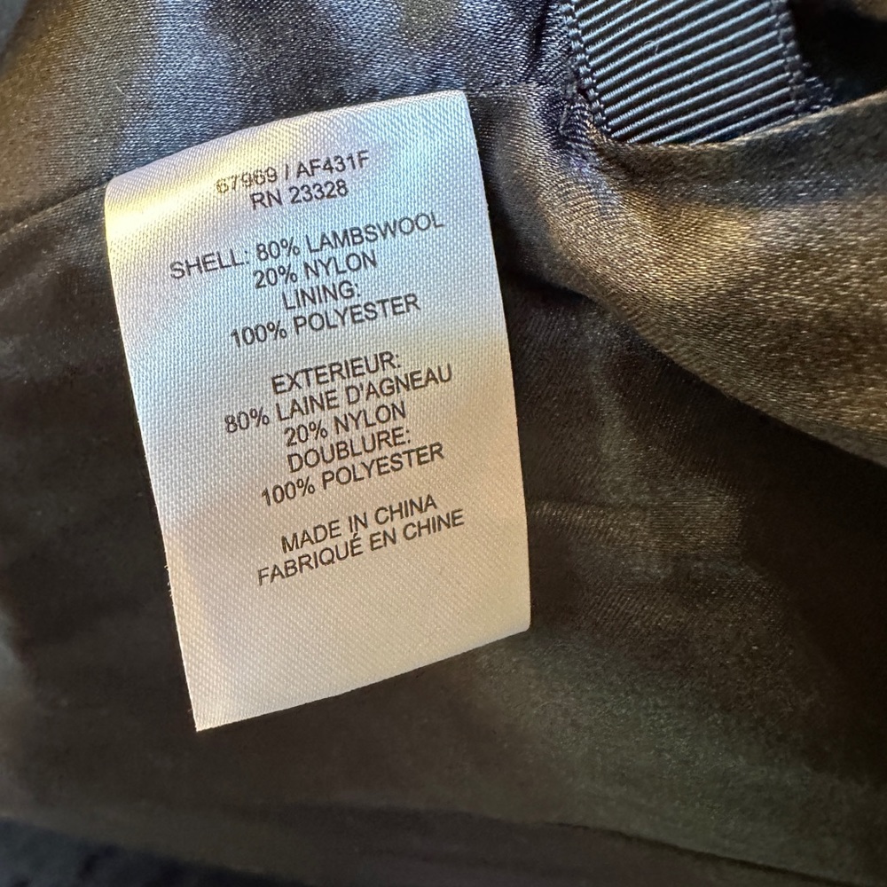 Forecaster of Boston Lambswool Black Belted Maxi Walker Coat Size 0 NWT - Picture 10 of 10